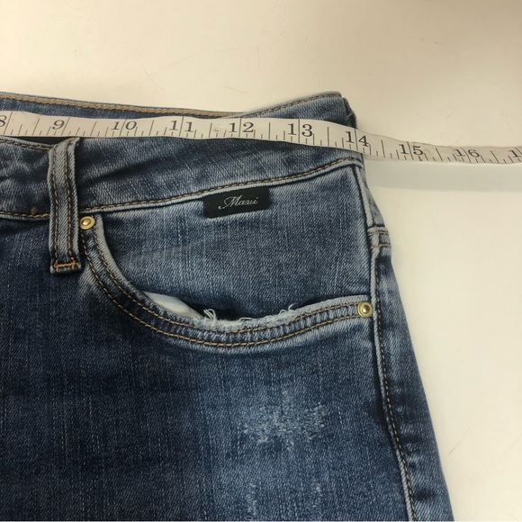 MAVI Alissa High-Rise Super Skinny Distressed Raw Hem Jeans, size 27 - Picture 12 of 14